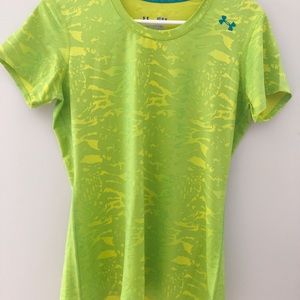Green under armor shirt